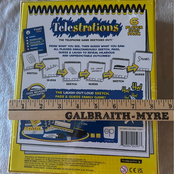 Telestrations The Telephone Game Sketched Out! 6 Player Family Pack  Ages 8+ New - Picture 7 of 9